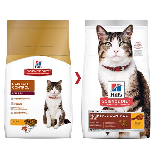 Hill's Science Diet Adult Hairball Control Chicken Dry Cat Food