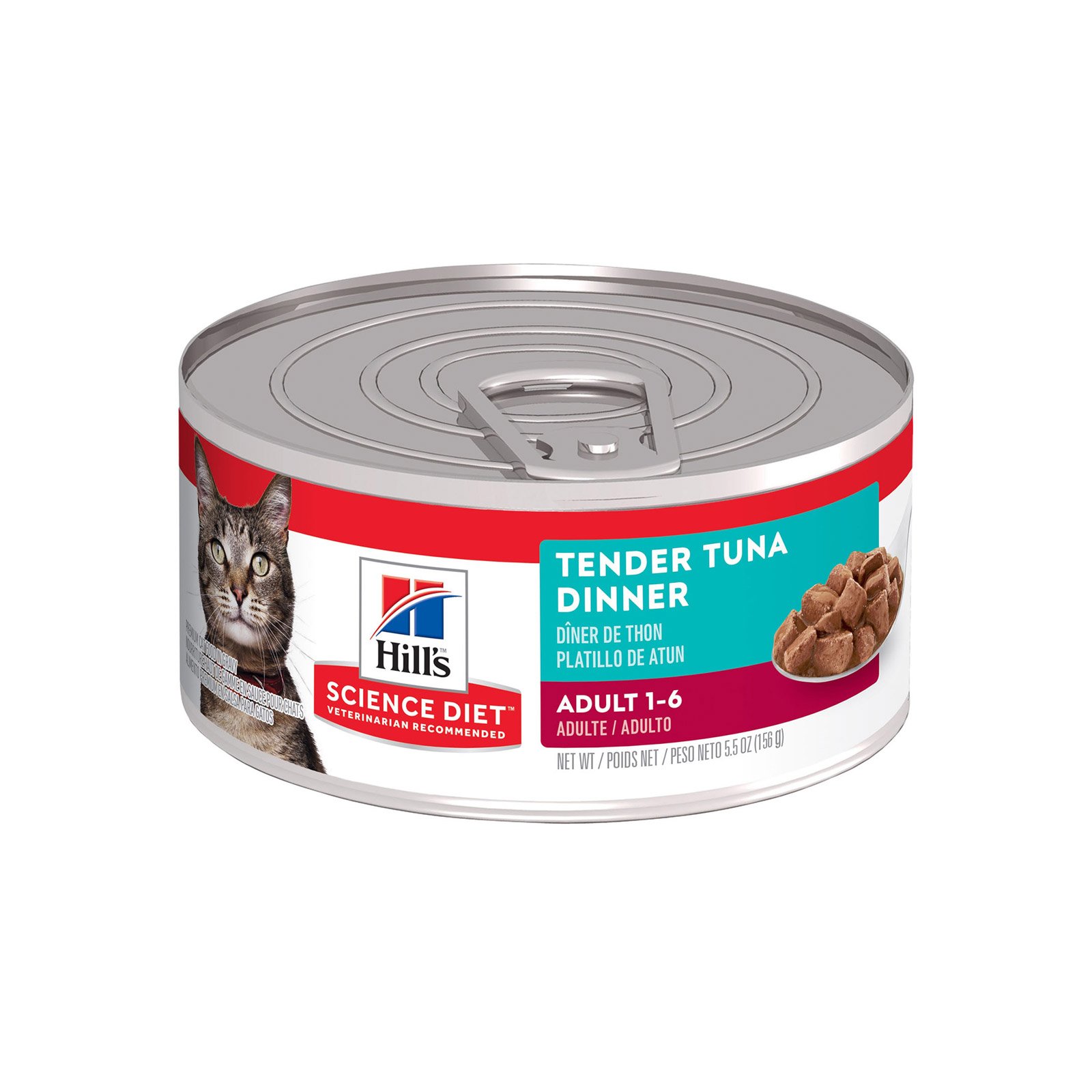 Hill's Science Diet Adult Tender Dinners Tuna Canned Cat Food 156 Gm