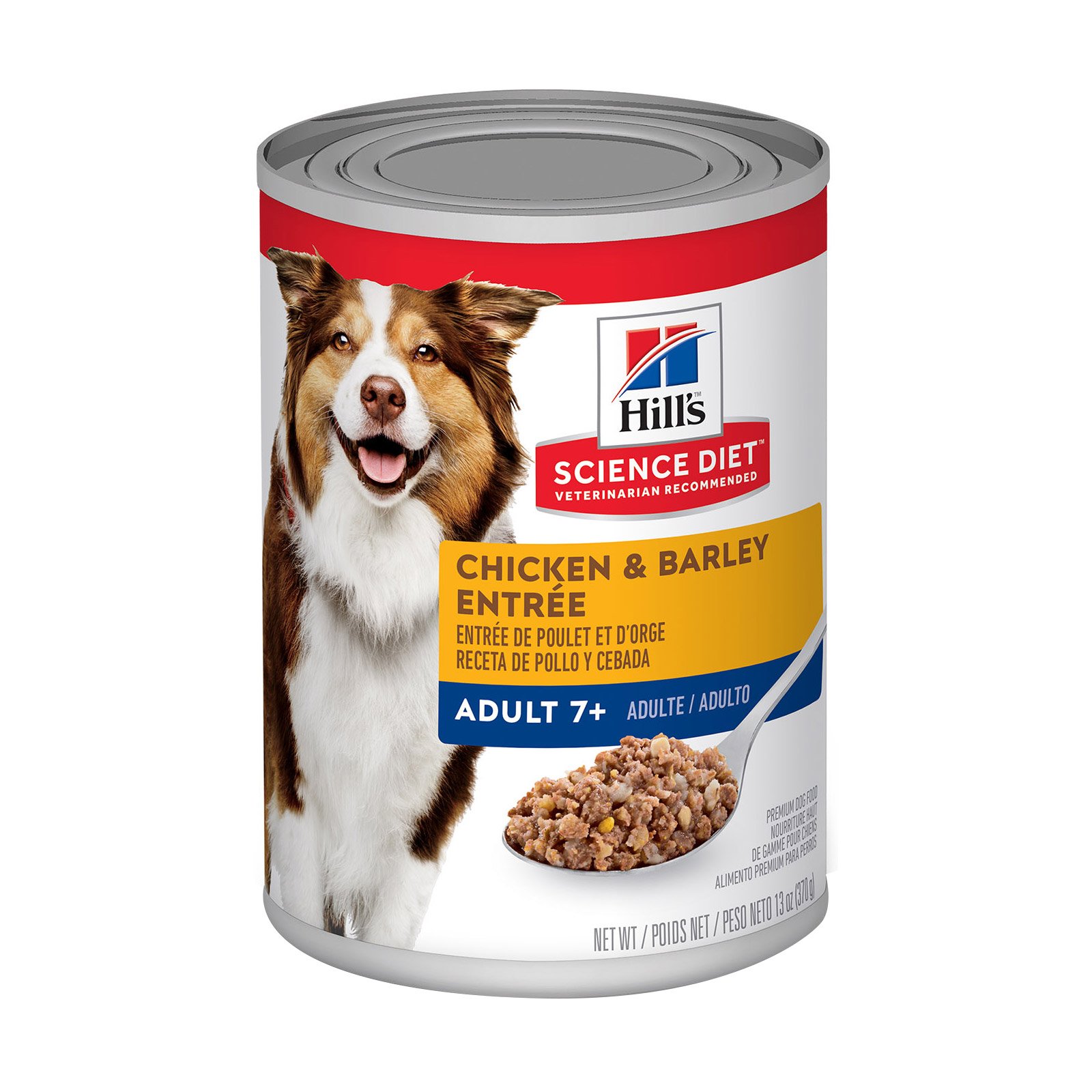 Hill's Science Diet Adult 7+ Chicken & Barley Entrée Senior Canned Dog Food 370 Gm