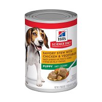 Hill's Science Diet Puppy Savory Stew Chicken & Vegetable Canned Dog Food 363 Gm