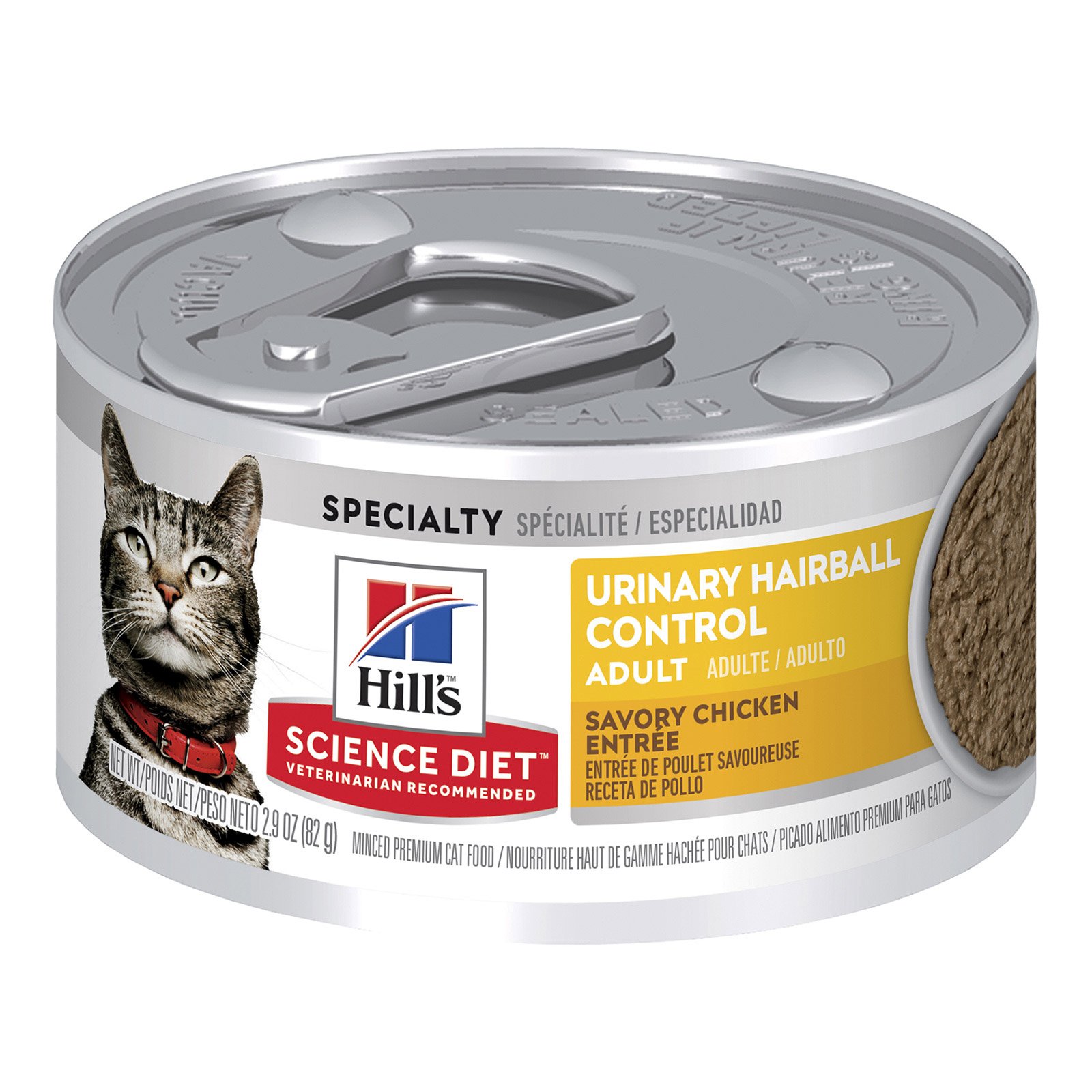 Hill's Science Diet Adult Urinary Hairball Control Chicken Entree Canned Cat Food