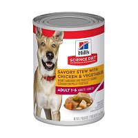 Hill's Science Diet Adult Savory Stew Chicken & Vegetable Canned Dog Food 363 Gm