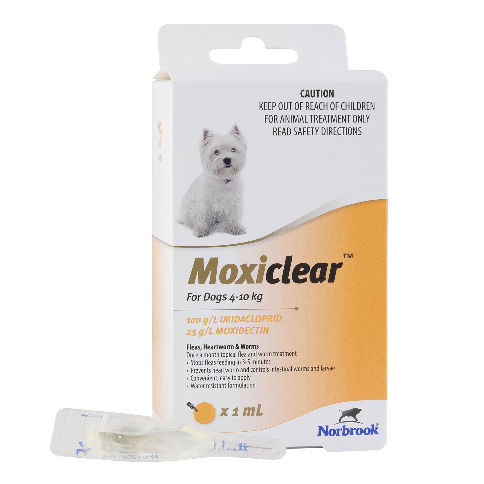 Moxiclear for Small Dogs 4-10 kg (Apricot)