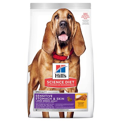 Hill's Science Diet Adult Sensitive Stomach Skin Large Breed Dry Dog Food  13.6 Kg