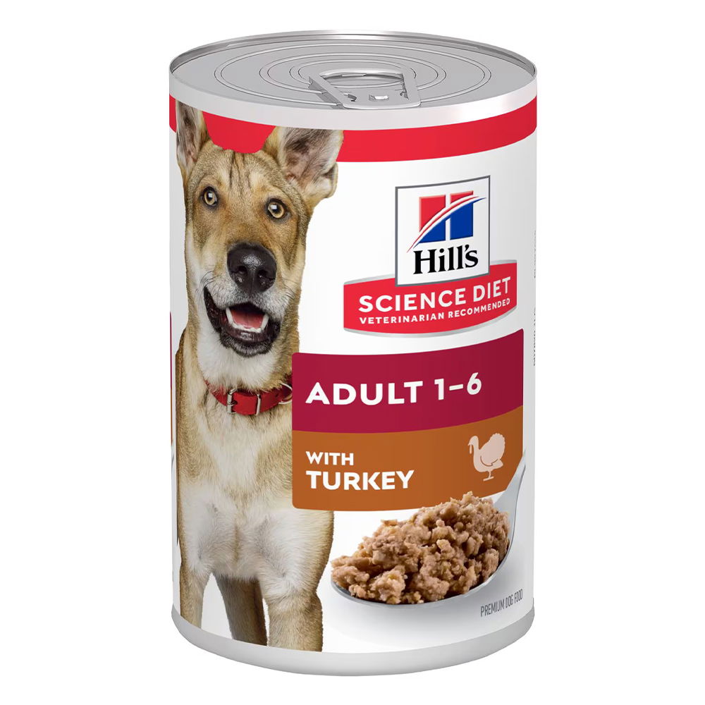 Hill's Science Diet Adult 1-6 with Turkey Wet Dog Food