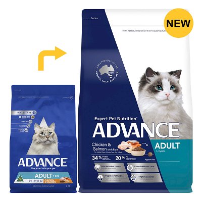 Advance Chicken & Salmon With Rice Adult Cat Dry Food