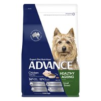 Advance Healthy Ageing Small Breed Dog Dry Food (Chicken & Rice) 