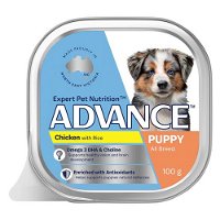 Advance Single Serve Puppy Wet Food Chicken with Rice 100g*12