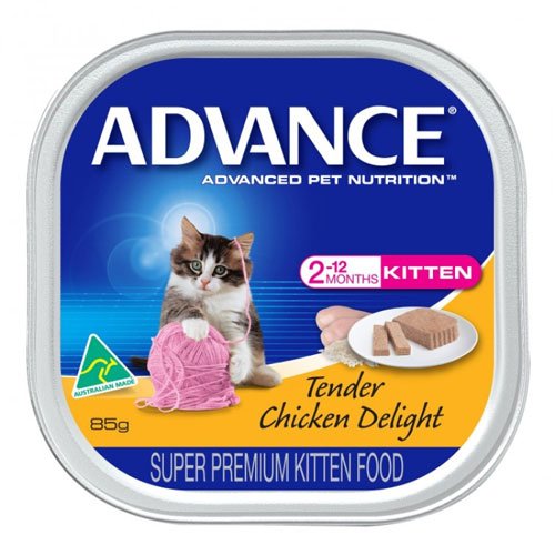 Advance Kitten with Tender Chicken Delight Cans 85 Gm
