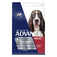 Advance Triple Action Dental Care Adult Medium Breed Dog Dry Food (Chicken & Rice) 