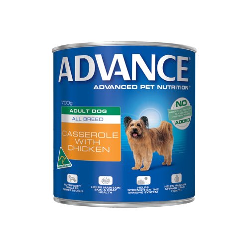 Advance Adult Dog All Breed Casserole with Chicken Cans  700 gm