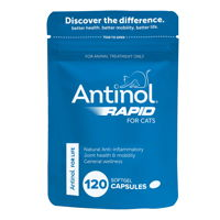 Antinol Rapid Natural Anti Inflammatory Joint & Mobility Capsules for Cats