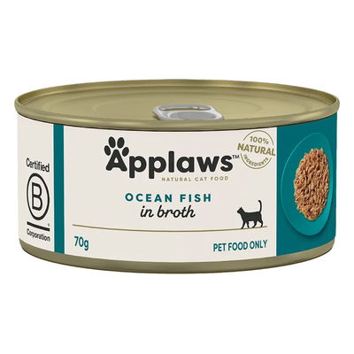 Applaws Natural Tuna Ocean Fish in Broth Wet Cat Food