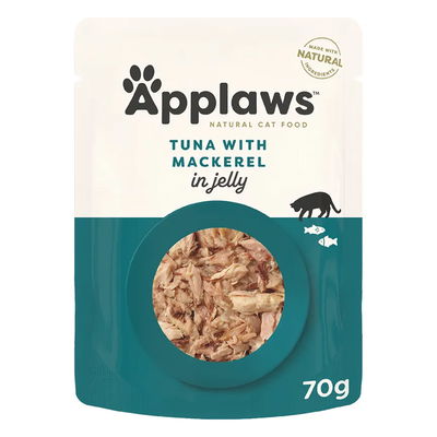 Applaws Natural Tuna with Mackerel in Jelly Wet Cat Food