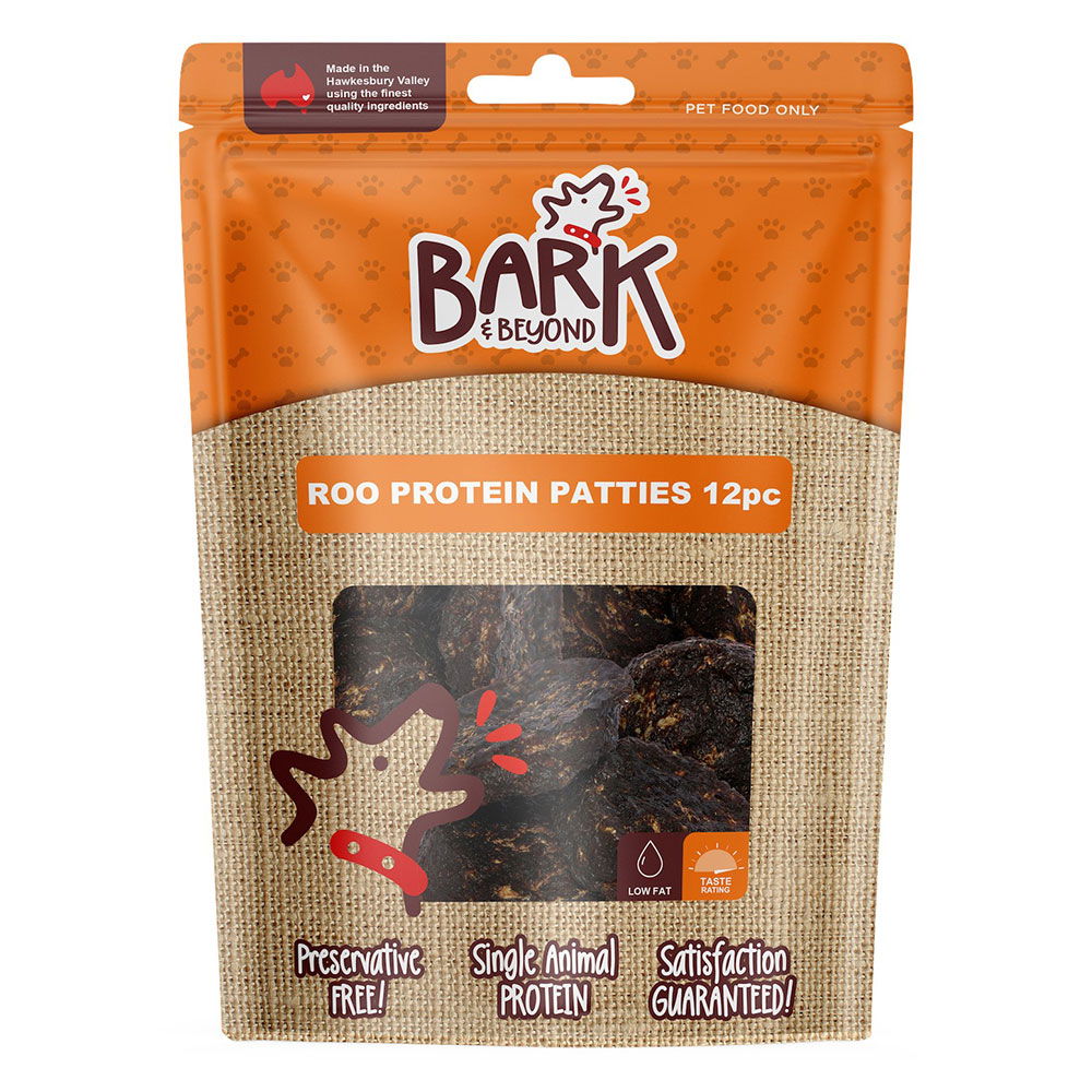 Bark & Beyond Kangaroo Protein Patties Dog Treats