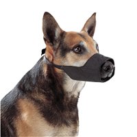 Beau Pets Adjustable Nylon Muzzle (Black) Large