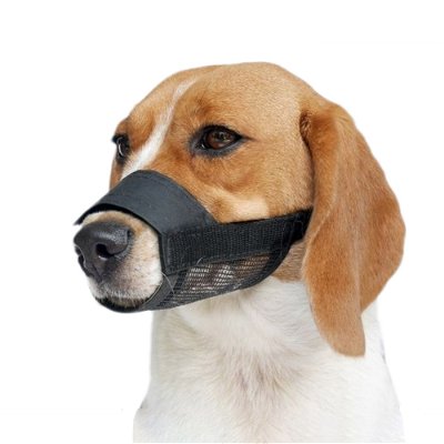 Beau Pets Adjustable Nylon Muzzle - Black