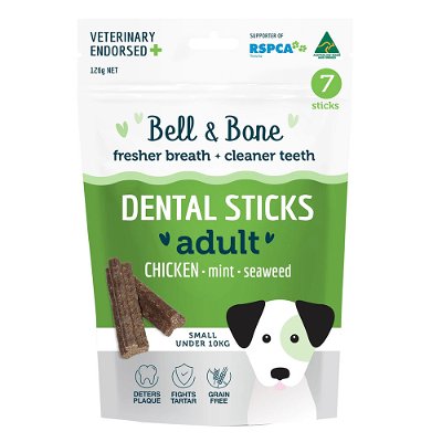 Bell and Bone Dental Sticks Chicken Mint and Seaweed