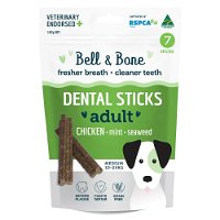 Bell and Bone Dental Sticks Chicken Mint and Seaweed for Medium Dogs