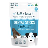 Bell And Bone Dental Sticks Lamb Mint and Manuka Honey for Small Dogs