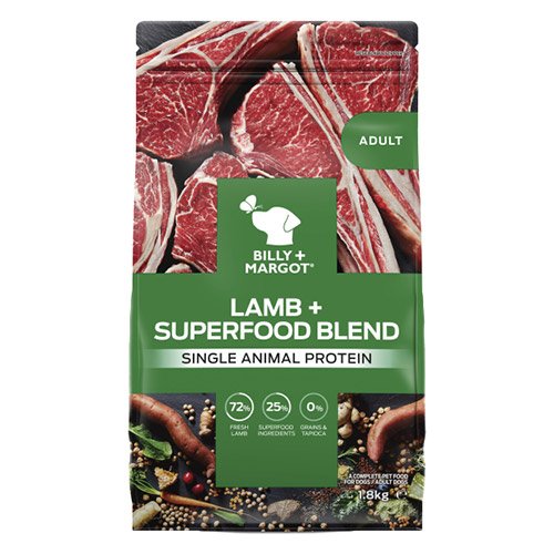 Billy & Margot Adult Lamb and Superfood Dog Food