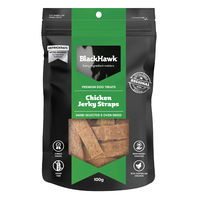 Black Hawk Chicken Jerky Straps Dog Treats 