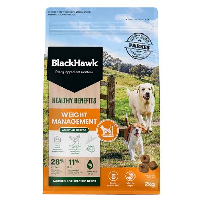Black Hawk Healthy Benefits Weight Management Dog Dry Food