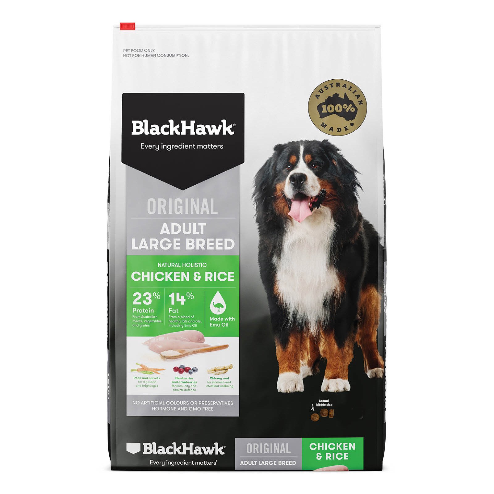Black Hawk Dog Large Breed Chicken AND RICE