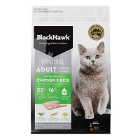 Black Hawk Chicken And Rice Adult Cat Dry Food 