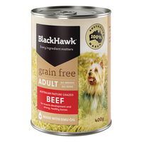 Black Hawk Grain Free Adult Beef Wet Dog Food 400gm