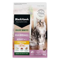 Black Hawk Healthy Benefits Hairball Chicken Adult Dry Cat Food 