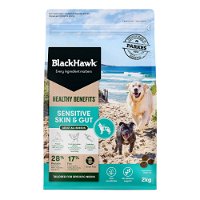 Black Hawk Healthy Benefits Sensitive Skin and Gut Dog Dry Food 