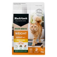 Black Hawk Healthy Benefits Weight Chicken Dry Adult Cat Food 