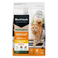 Black Hawk Healthy Benefits Weight Chicken Dry Adult Cat Food