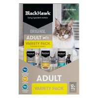 Black Hawk Original Cat Food Variety Pack in Gravy 85 Gms