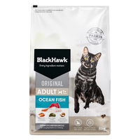 Black Hawk Original Adult 1+ Ocean Fish Dry Cat Food