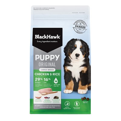 Black Hawk Puppy Original Large Breed Chicken And Rice Dog Dry Food  10 Kg