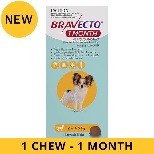 Bravecto 1 Month Chew for Dogs