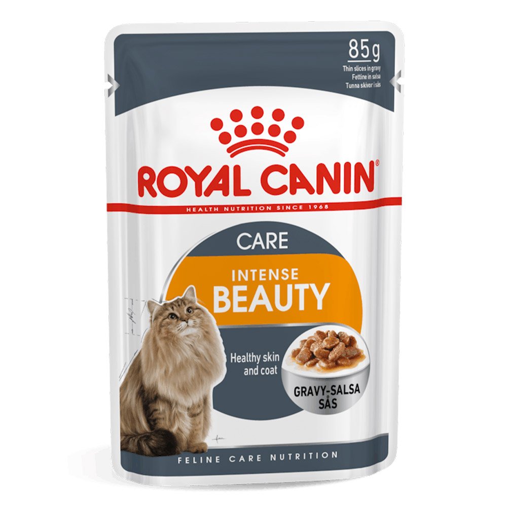 Royal Canin Intense Beauty in Gravy Adult Pouches Wet Cat Food