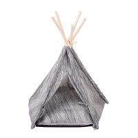 Charlie's Teepee Tent for Pets Wooden Grain