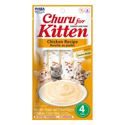 Inaba Churu for Under Age One Kitten Chicken Recipe Cat Treat