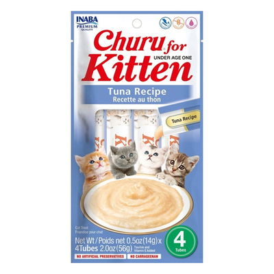 Inaba Churu for Under Age One Kitten Tuna Recipe Cat Treat