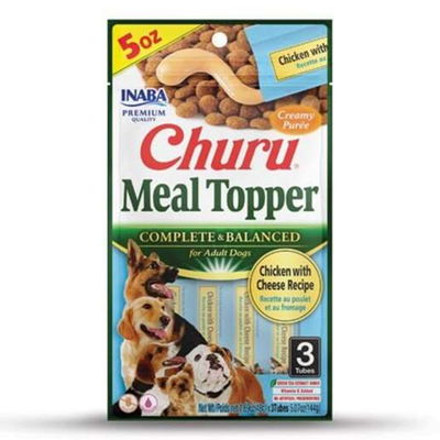 Inaba Churu Meal Topper Chicken with Cheese Recipe for Adult Dogs