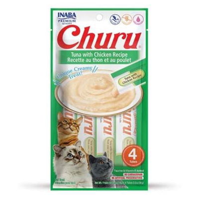 Inaba Churu Tuna with Chicken Recipe Cat Treat