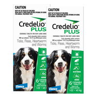 Credelio Plus For Extra Large Dogs 22 - 45 Kg Blue