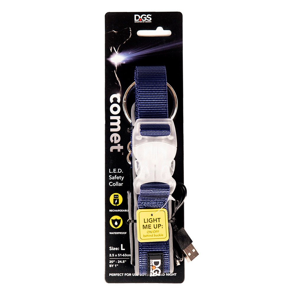 DGS Comet LED Safety Collar (Navy)