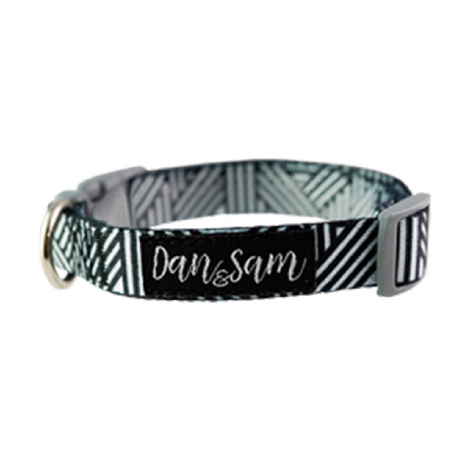 Dan & Sam - Dog - Adjustable Polyester Webbing Collar - Abstract