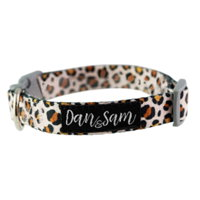 Dan & Sam - Dog - Adjustable Polyester Webbing Collar - Wild One - Large