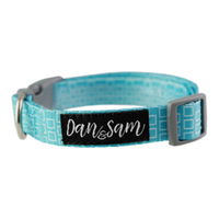 Dan & Sam Adjustable Polyester Webbing Collar for Dogs - Grooving