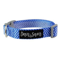 Dan & Sam Adjustable Polyester Webbing Collar for Dogs - Ziggy